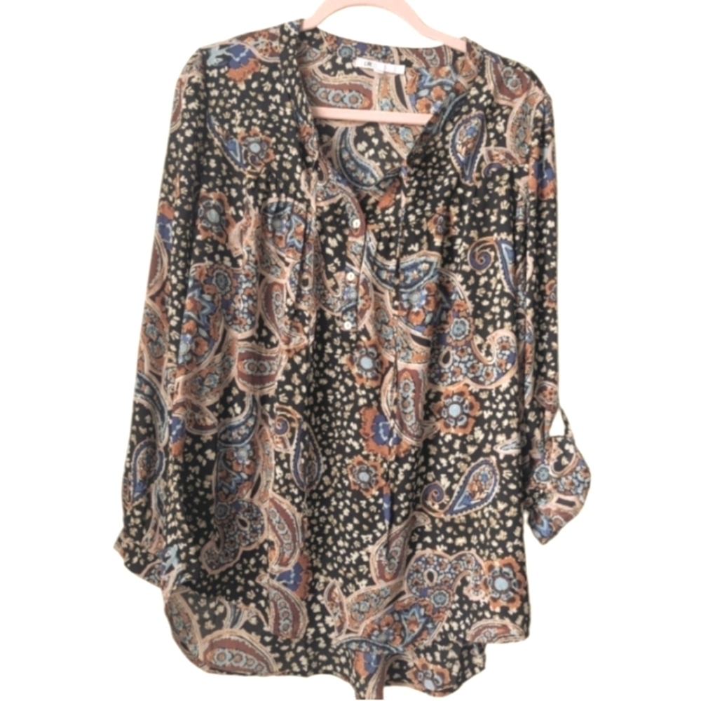 DR2 by Daniel Rainn nwot Peplum Back Sz LG